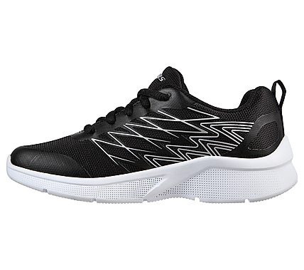 MICROSPEC - QUICK SPRINT, BLACK/SILVER Footwear Left View