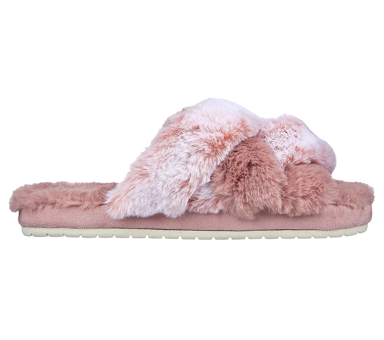COZY SLIDE-LOVELY VIBES, MMAUVE Footwear Lateral View