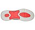 GO WALK ARCH FIT-IDYLLIC, LIGHT GREY/RED Footwear Bottom View