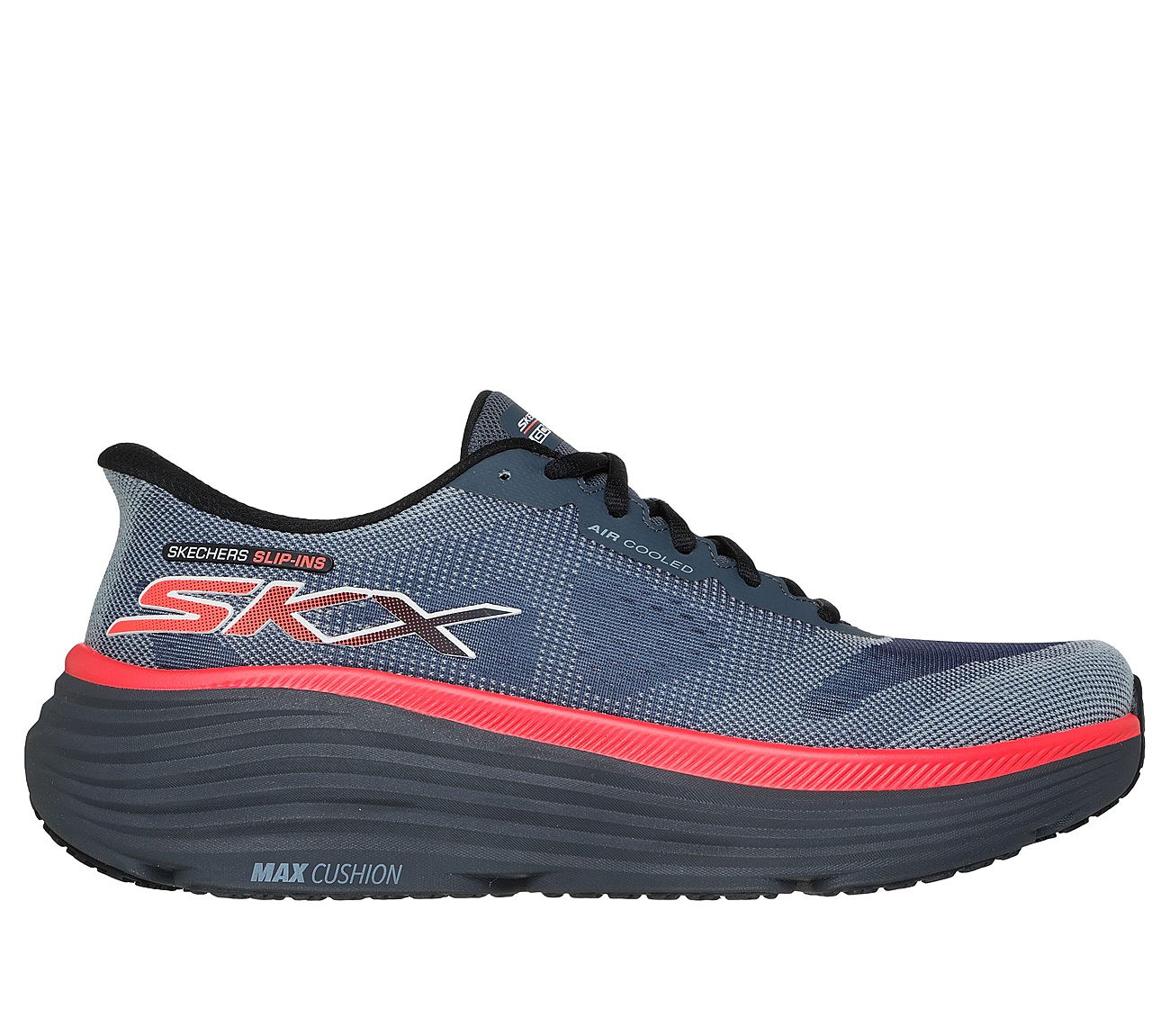 MAX CUSHIONING ENDEAVOUR - EX, SLATE Footwear Lateral View