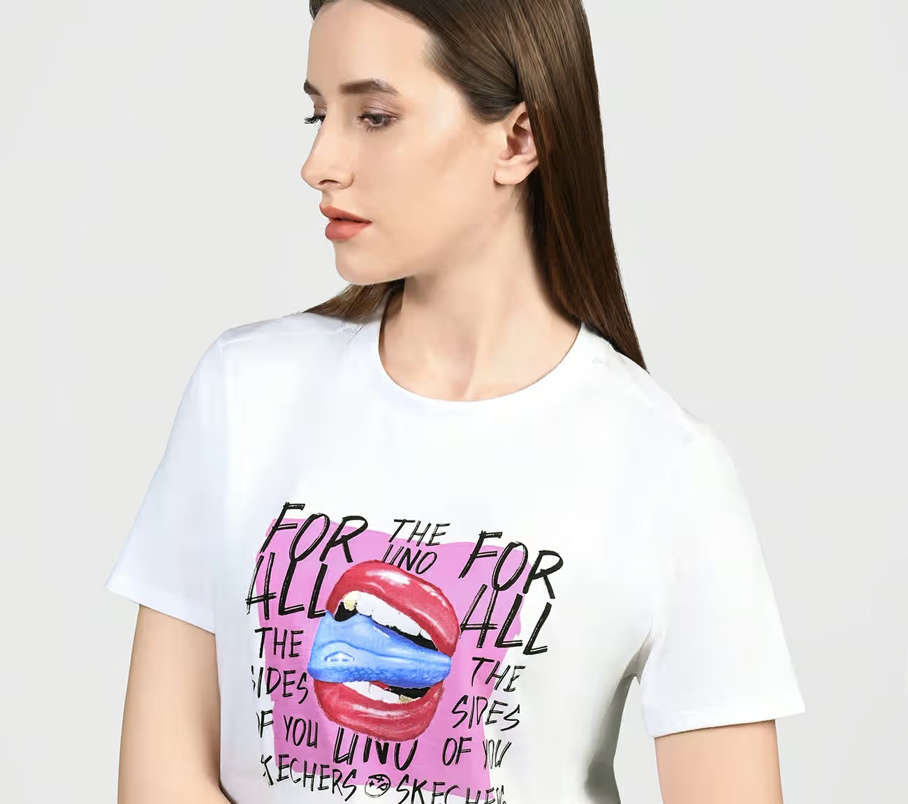 TAKE A BITE UNO TEE, WWWHITE Apparels Right View