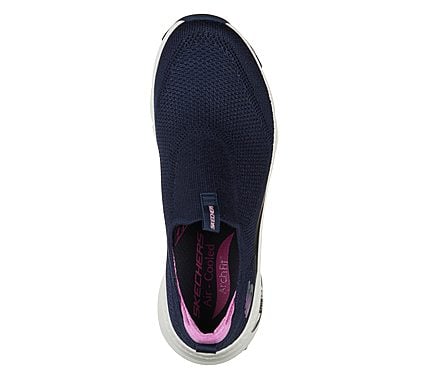 ARCH FIT, NAVY/PURPLE Footwear Top View