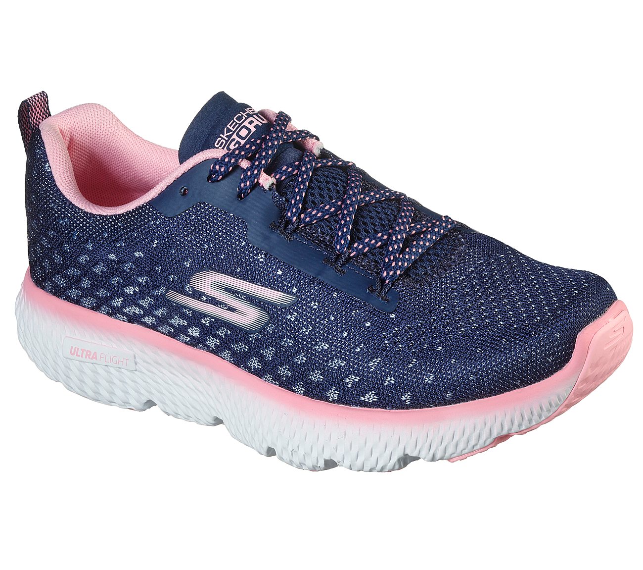 POWER, NAVY/PINK Footwear Right View