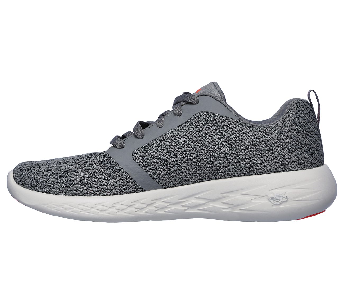 GO RUN 600-CIRCULATE, GREY/CORAL Footwear Left View