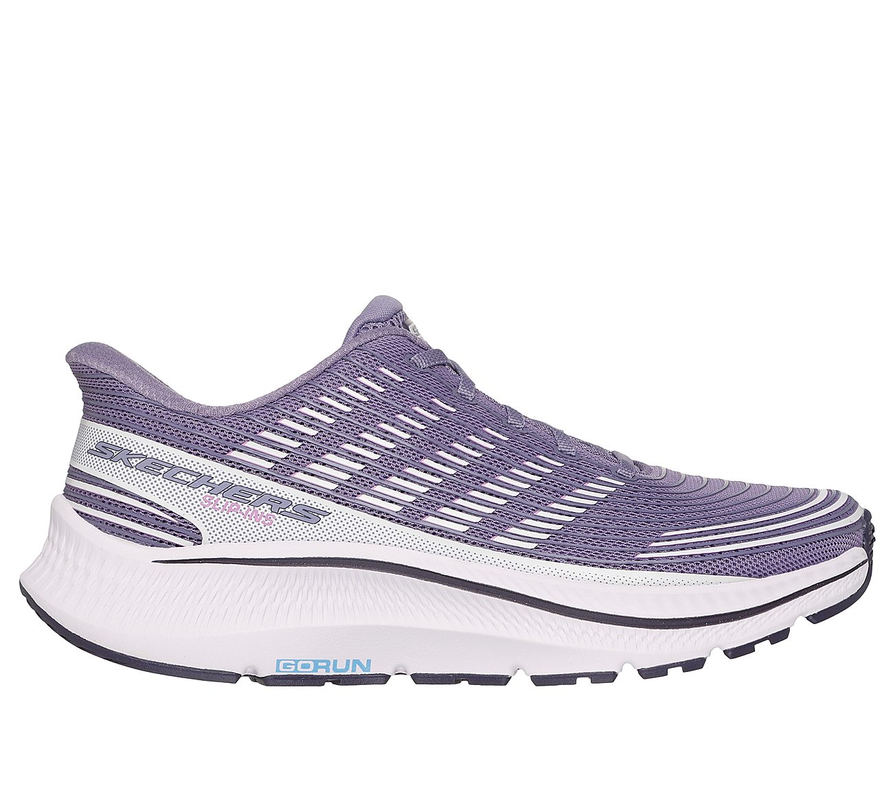 GO RUN CONSISTENT 2.0 - SENNA, PURPLE Footwear Lateral View