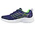 MICROSPEC - QUICK SPRINT, NAVY/LIME Footwear Left View