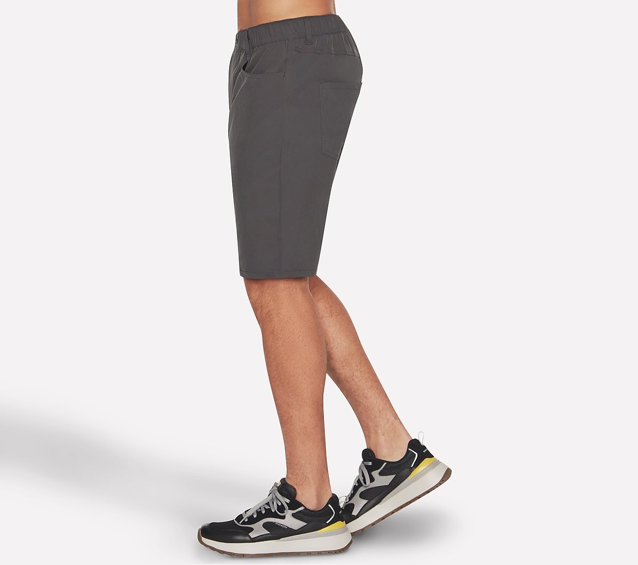 SKECHWEAVE PREMIUM 9 SHORT, BLACK/CHARCOAL Apparels Bottom View