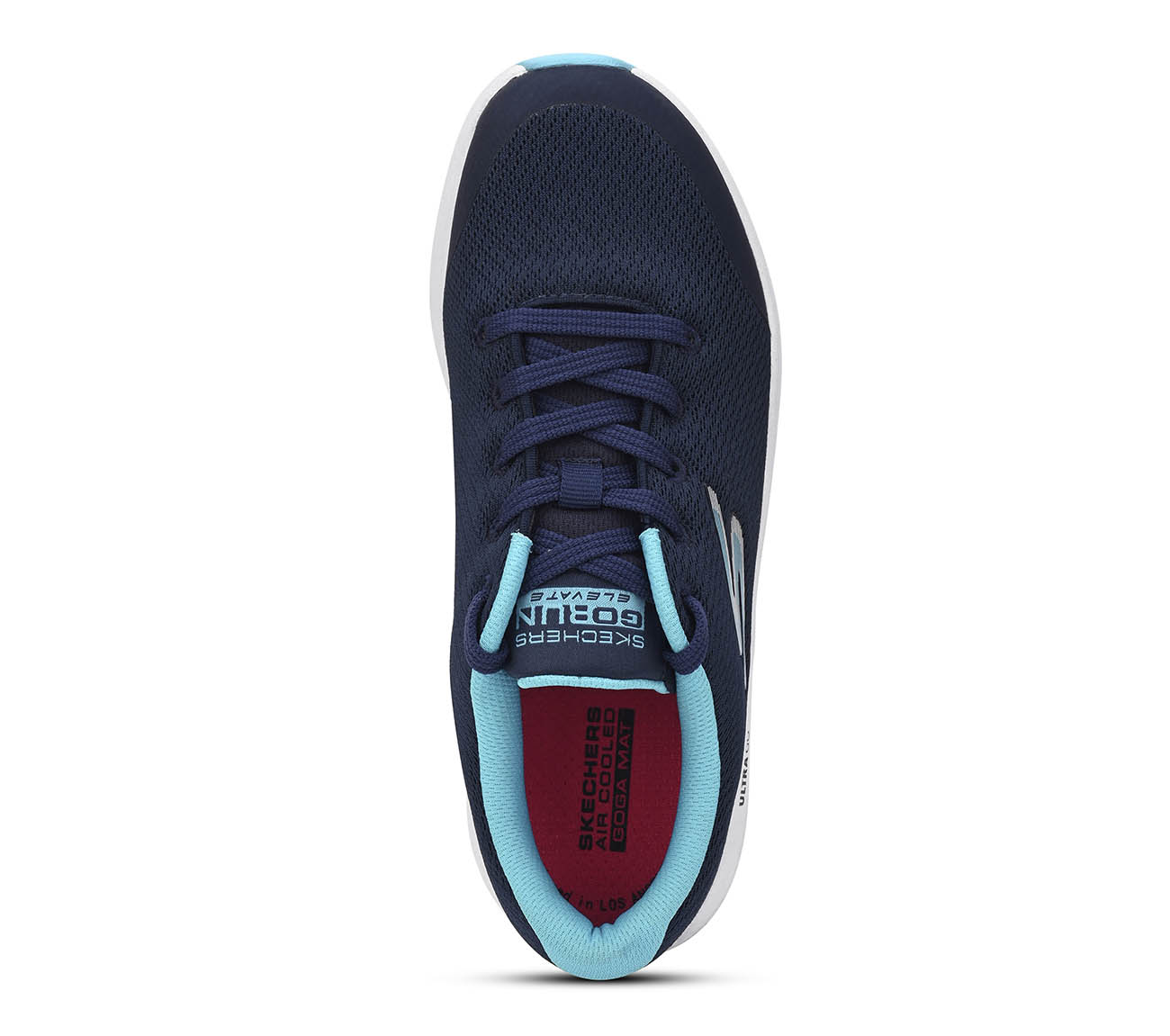 GO RUN ELEVATE, NAVY / AQUA
