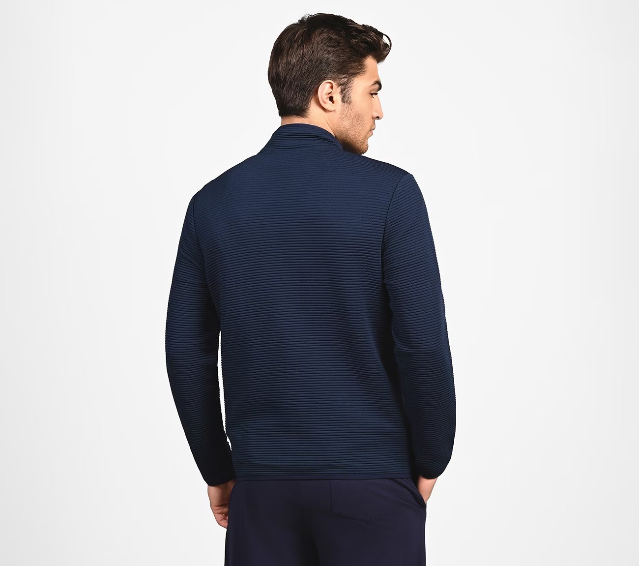 THE HOODLESS HOODIE OTTOMAN, NNNAVY Apparel Left View