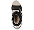 NEO BLOCK - DIDI, BLACK/WHITE Footwear Top View