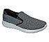 GO WALK MAX - MEADOWS, BLACK/GREY Footwear Lateral View