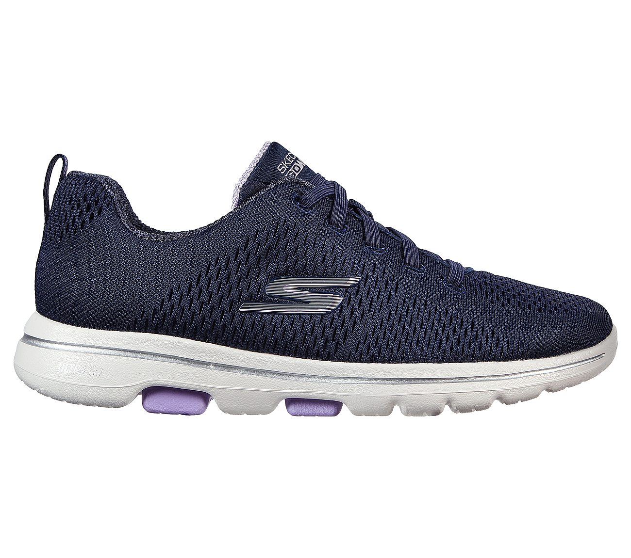 GO WALK 5 - LAKE VIEWS, NAVY/LAVENDER Footwear Right View