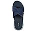 GO WALK ARCH FIT SANDAL - WON, NAVY Footwear Top View