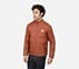PUFFER FZ JACKET, BROWN Apparels Top View