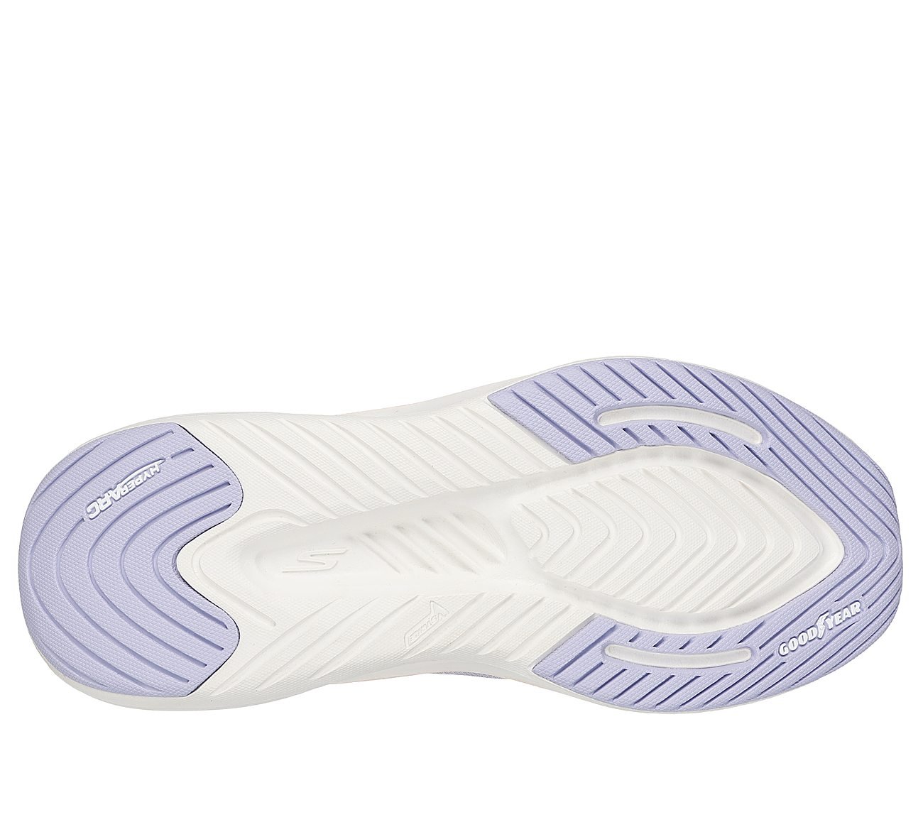 GO WALK MAX WALKER - VEA, LAVENDER/LIGHT PINK Footwear Bottom View