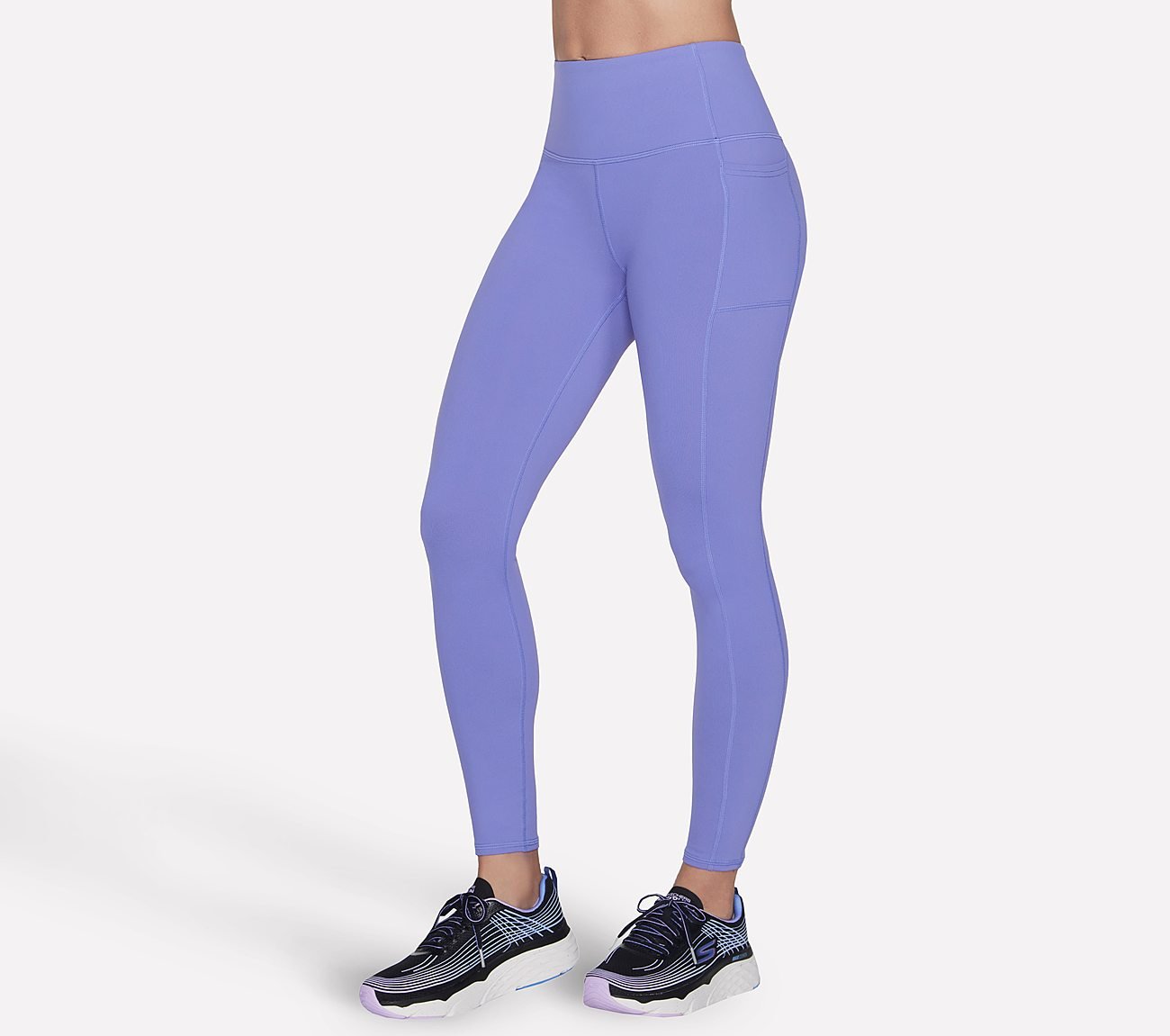 GOWALK HW LEGGING II, PURPLE AQUA Apparels Bottom View