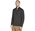 ON THE ROAD 1/4 ZIP, BLACK/CHARCOAL Apparel Bottom View