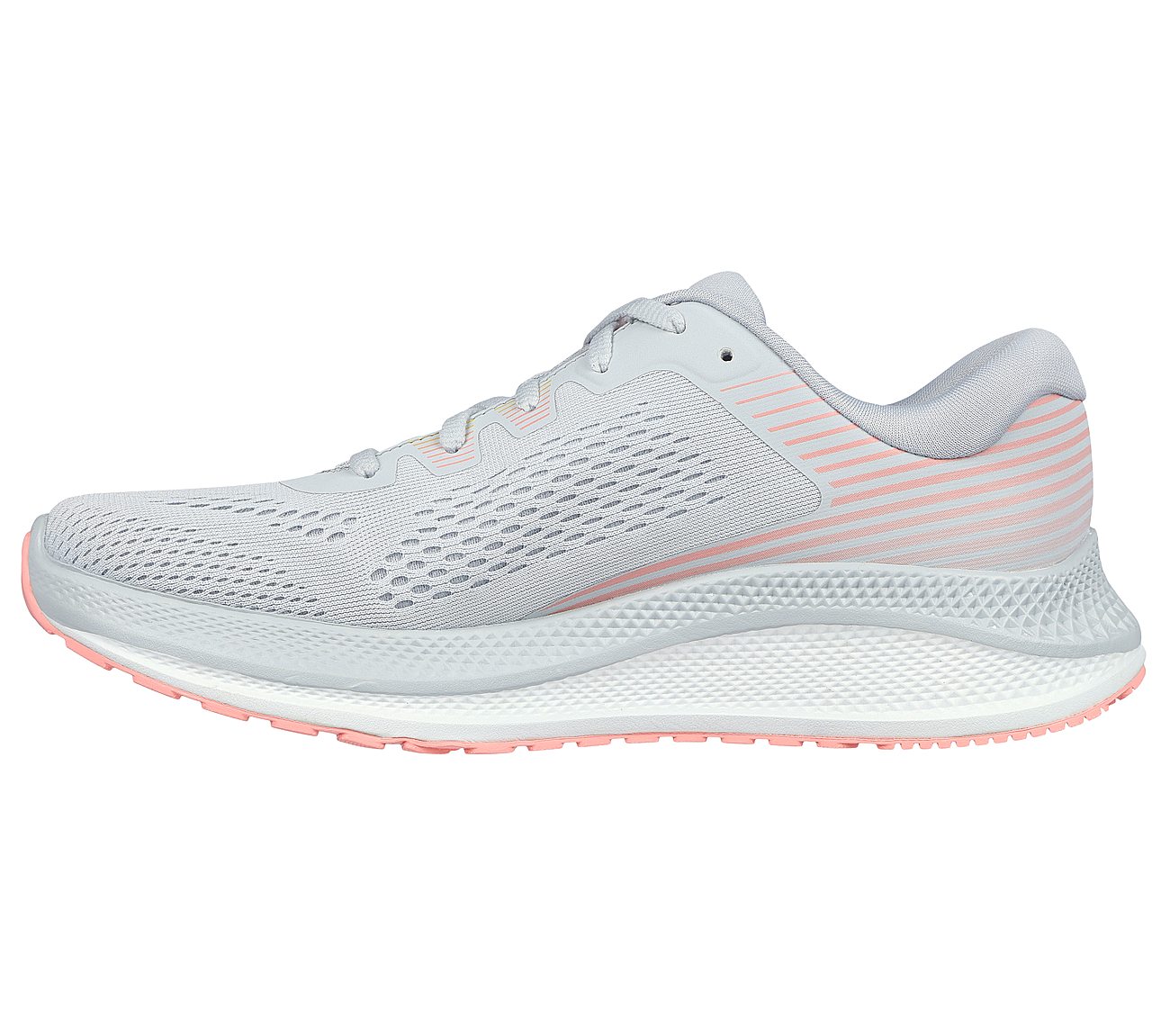GO RUN PERSISTENCE, GRAY/PINK Footwear Left View