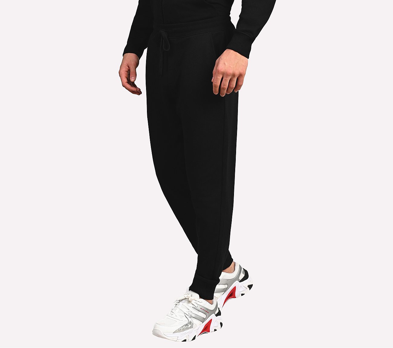 SKECHERS LIFESTYLE JOGGER, BBBBLACK Apparel Top View