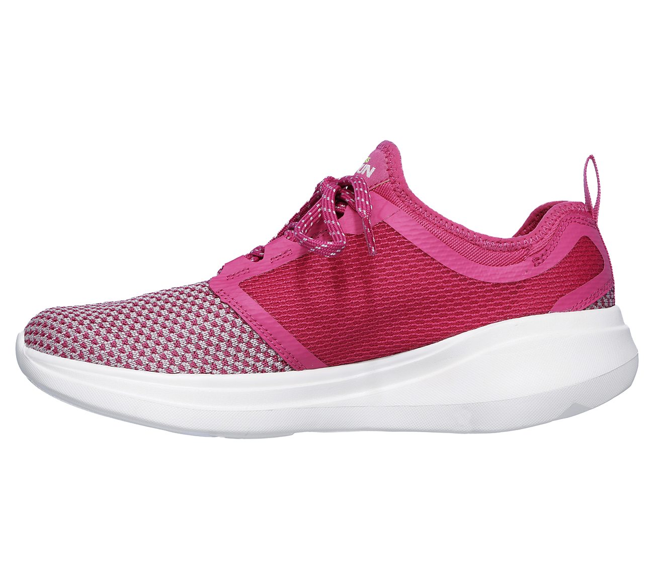 GO RUN FAST-INVIGORATE, HOT PINK/LIME Footwear Left View