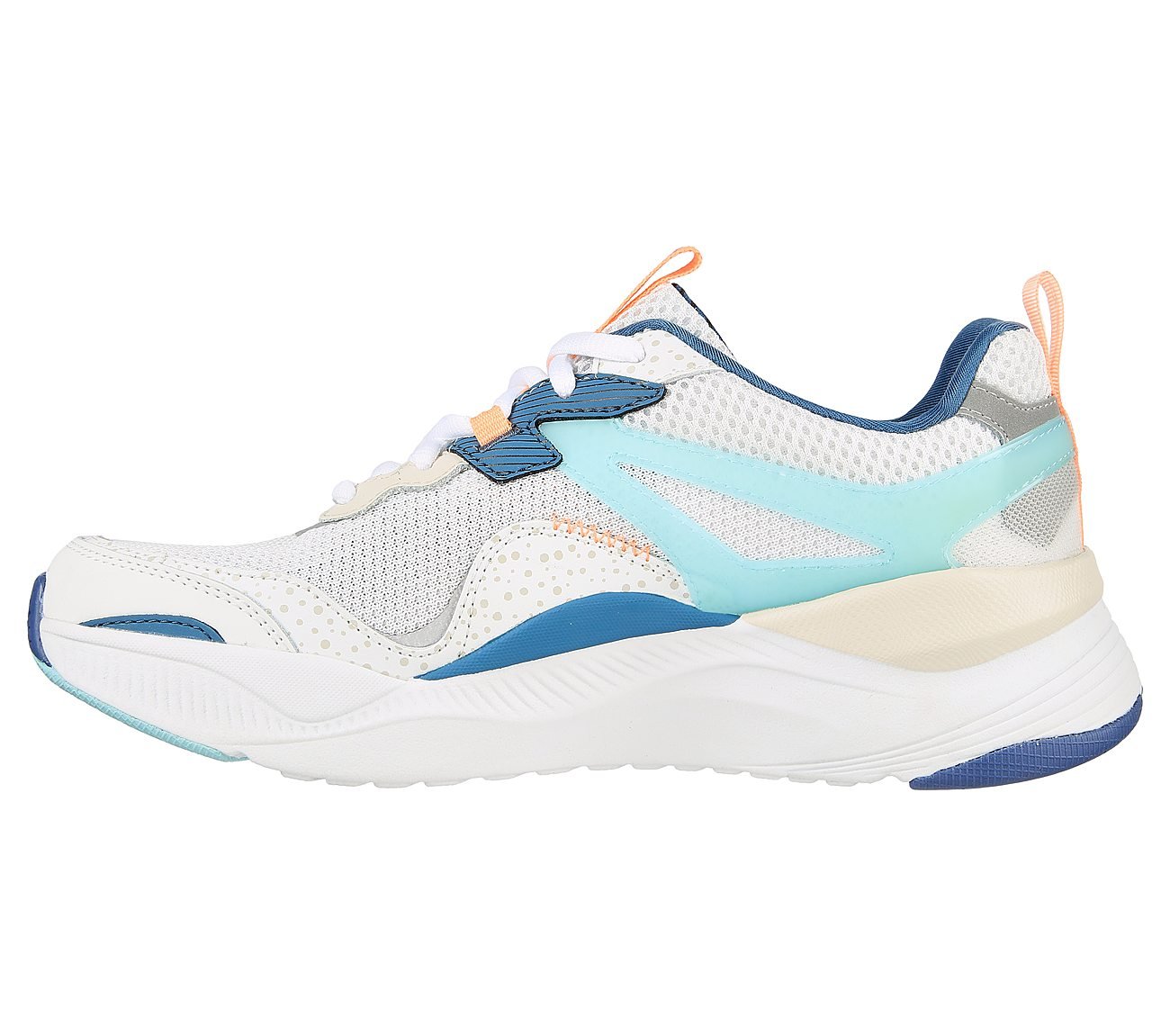 MIRA-BIG PRAISE, WHITE/MULTI Footwear Left View