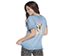 DOG WALKS RELAX TEE, BLUE/NAVY Apparel Lateral View