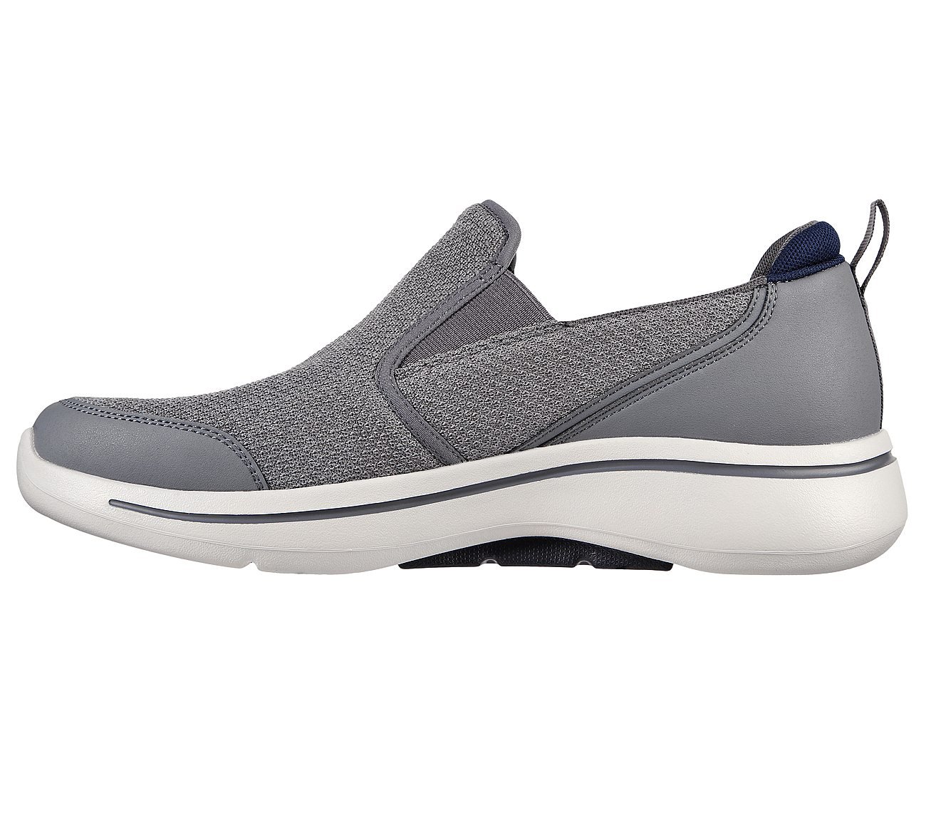 GO WALK ARCH FIT - GOODMAN, CHARCOAL/NAVY Footwear Left View