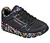 UNO LITE - LOVELY LUV, BLACK/MULTI Footwear Top View