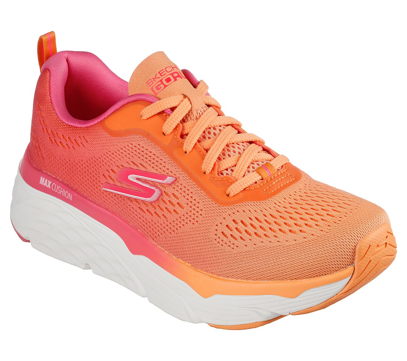 MAX CUSHIONING ELITE - DESTIN, PINK/ORANGE Footwear Right View