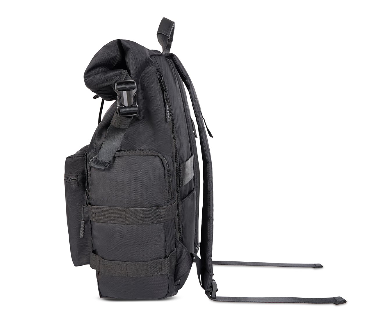 SKECHERS ROLLTOP BACKPACK, BLACK