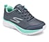SKECHERS ELITE SPORT, CHARCOAL / TURQUOISE