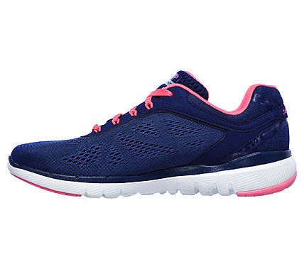 FLEX APPEAL 3.0 - MOVING FAST, NAVY/HOT PINK Footwear Left View