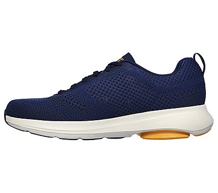 GO RUN VIZ TECH-CULMINATED, NAVY/YELLOW Footwear Left View