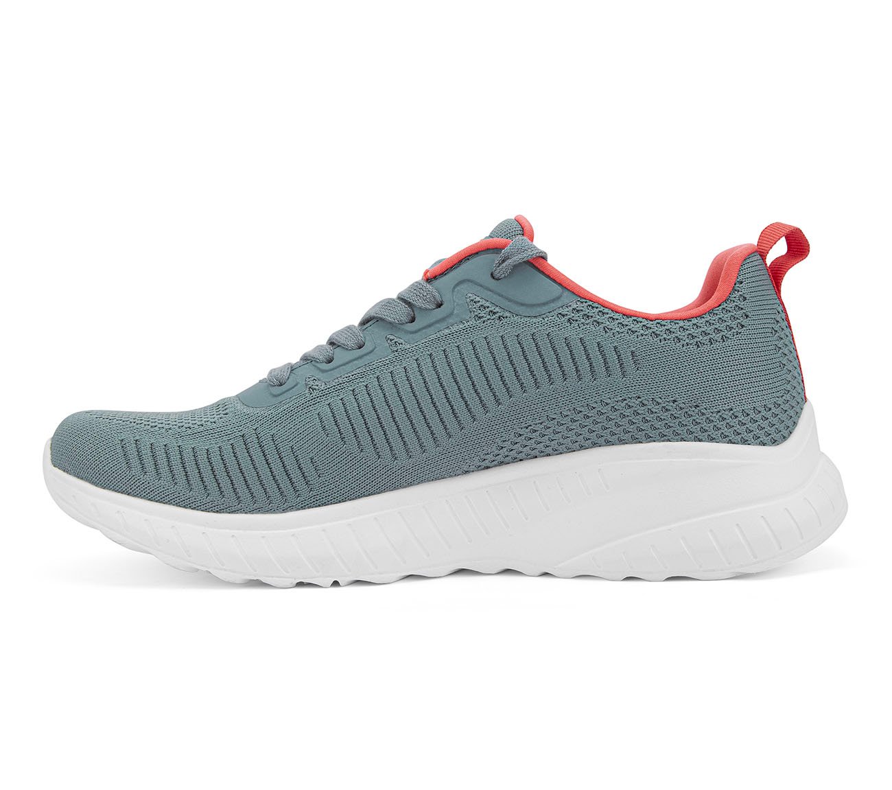 BOBS SQUAD CHAOS, BLUE/CORAL Footwear Left View