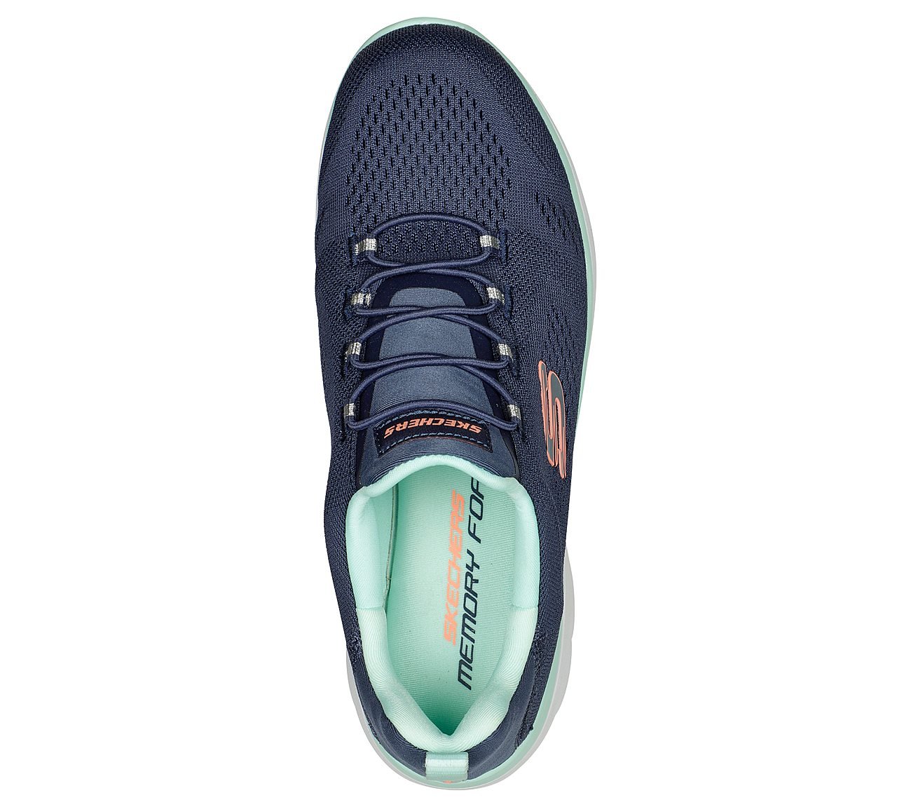 SUMMITS, NAVY/TURQUOISE Footwear Top View