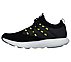 GO RUN 7 -, BLACK/WHITE Footwear Left View