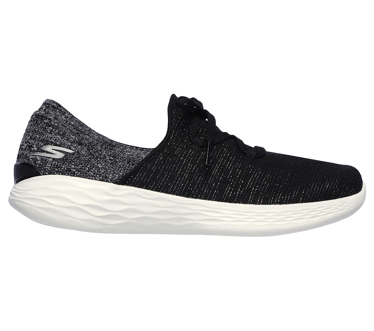 YOU - REVERE, BLACK/WHITE Footwear Right View