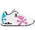 UNO - CROSSING HEARTS, WHITE/MULTI Footwear Lateral View