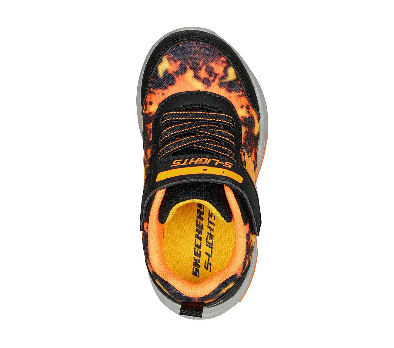 ERUPTERS IV, BLACK/ORANGE Footwear Top View