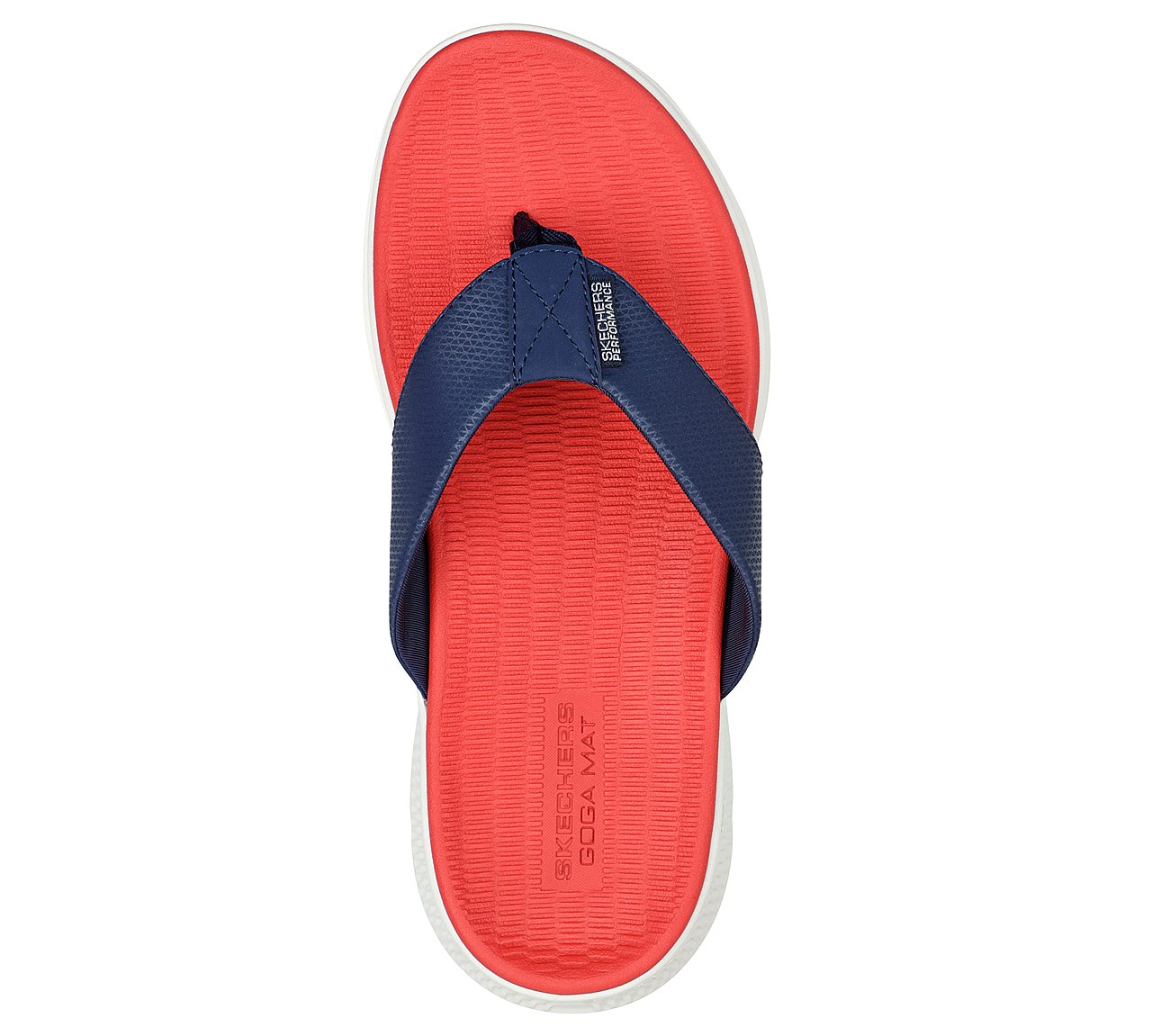 GO CONSISTENT SANDAL-SYNTHWAV, NAVY/RED Footwear Top View