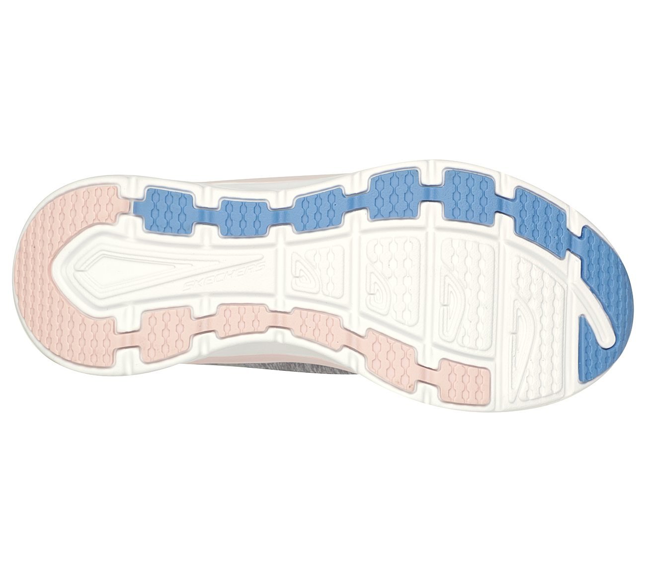 D'LUX WALKER-COOL GROOVE, GREY/PINK Footwear Bottom View
