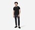 SS BUTTON DOWN POLO, BBBBLACK Apparel Left View