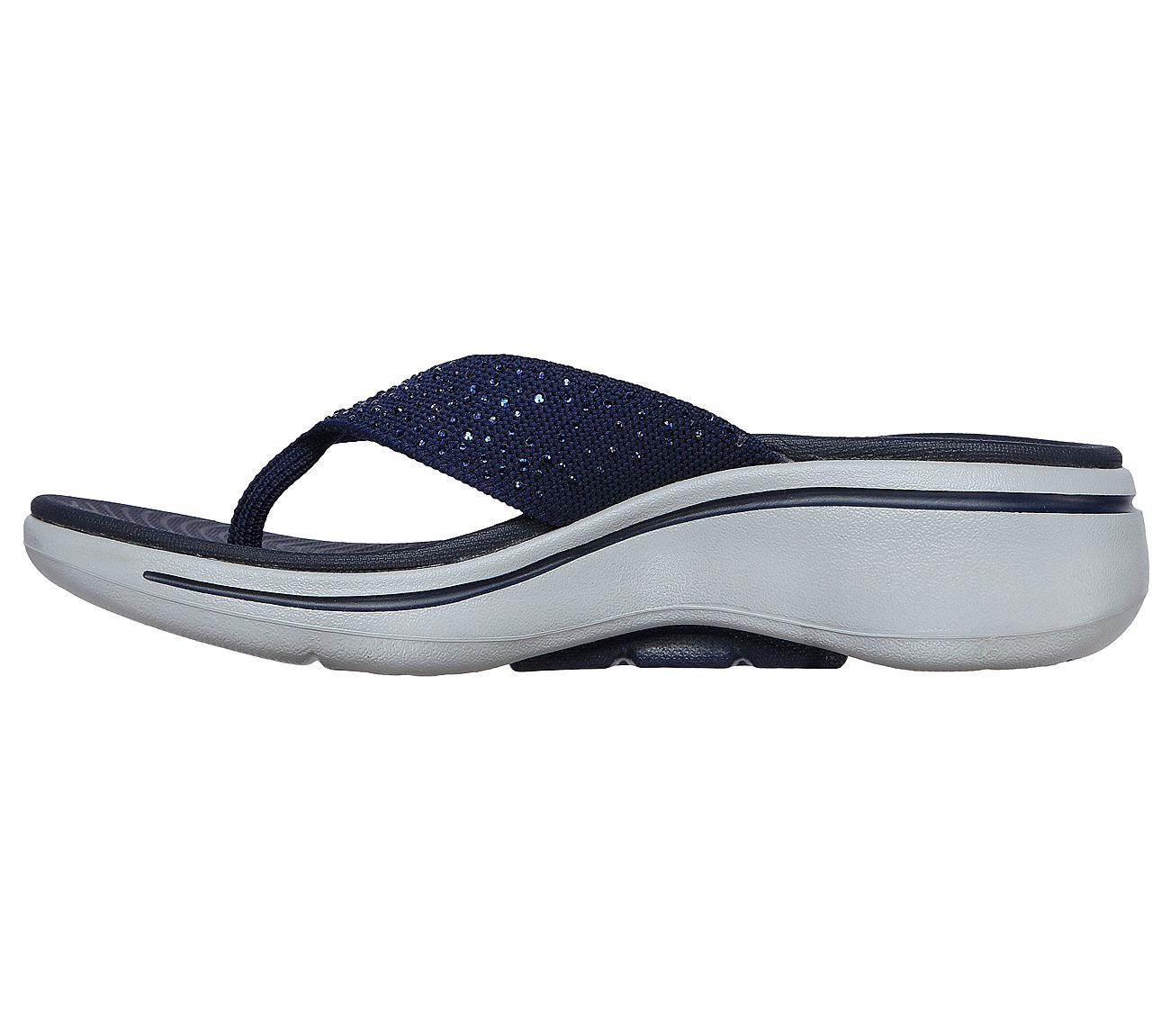 GO WALK ARCH FIT SANDAL - DAZ, NNNAVY Footwear Left View