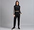 CONTRAST TAPE JOGGER, BLACK