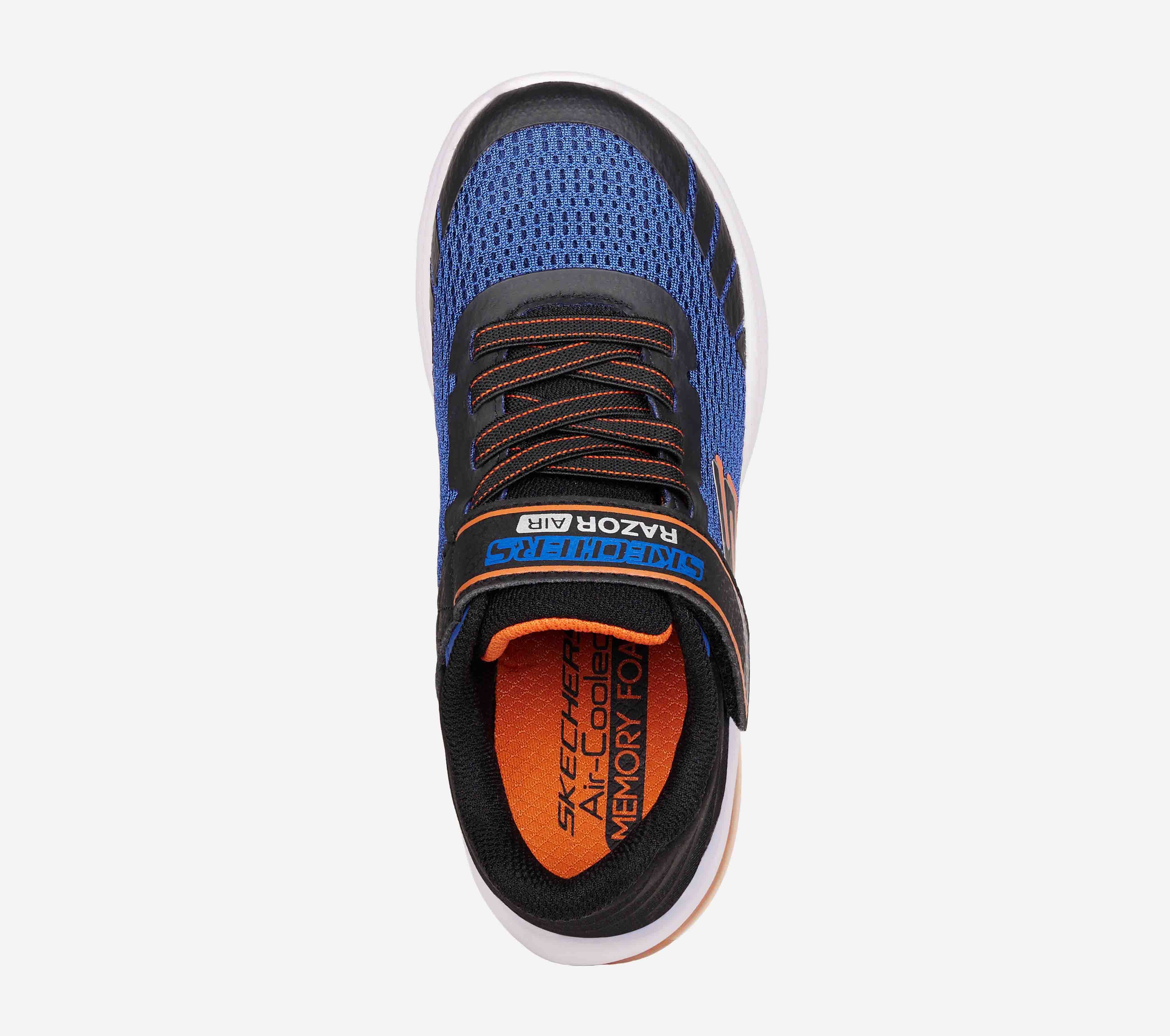 RAZOR FLEX AIR, ROYAL BLACK Footwear Top View