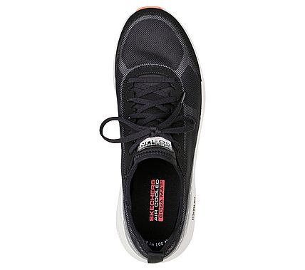GO RUN ELEVATE - ACCELERATE, BLACK/GREY Footwear Top View