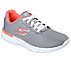GO RUN 400 - ACTION, GREY/CORAL Footwear Lateral View