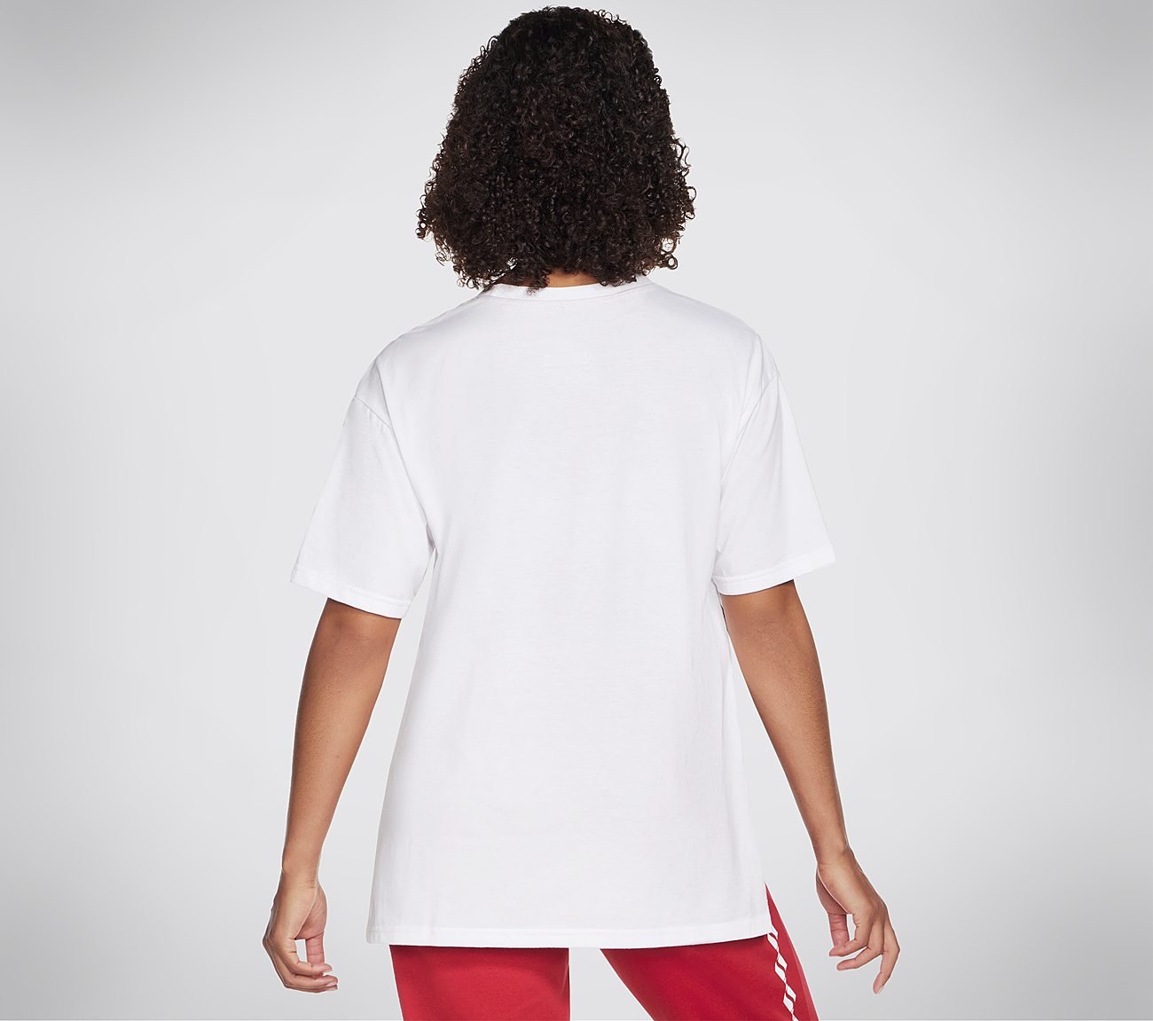  DIAMOND LOGO TAPE T-SHIRT, WWWHITE Apparels Top View