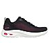 BOBS UNITY - HINT OF COLOR, BLACK/HOT PINK Footwear Lateral View