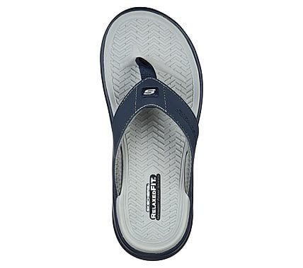 SARGO - SUNVIEW, NAVY/GREY Footwear Top View